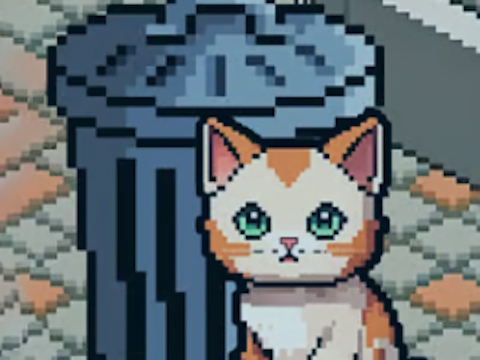 ゲームピクセル猫シミュレーター：私のペット オンライン