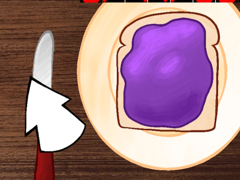 ゲームピーナッツバターとゼリーを食べます オンライン
