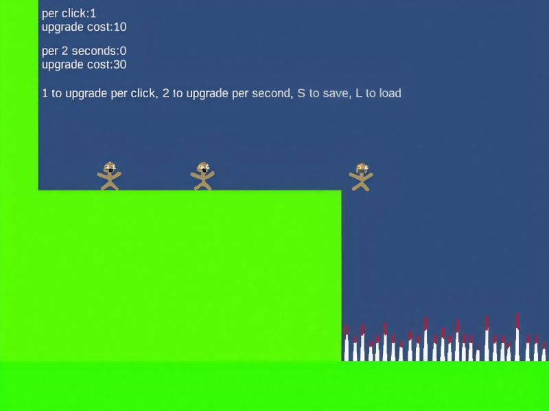 ゲーム崖のクリッカーから人々を押しのけます オンライン