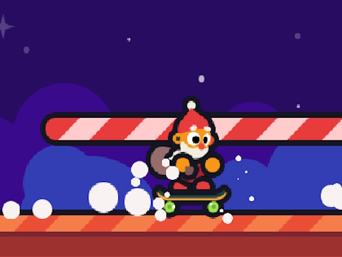 ゲームキックフリップサンタ オンライン