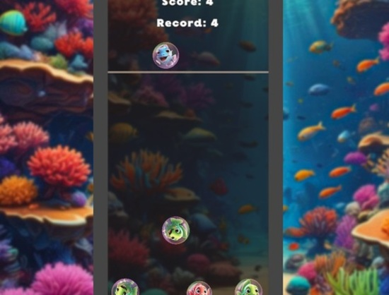 ゲーム2048年に魚をマージ！ オンライン