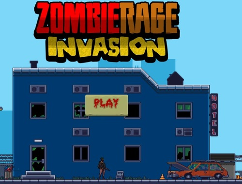 ゲームゾンビの怒りの侵略 オンライン