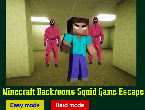 ゲームMinecraft Backrooms Squid Game Escapeオンライン