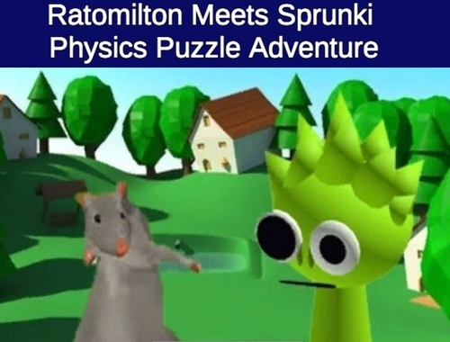 ゲームRato MiltonはSprunki Physics Puzzle Adventureに会います オンライン