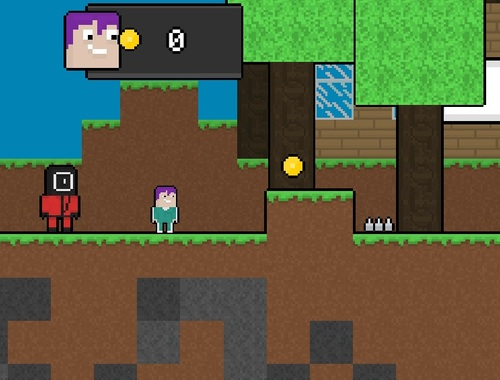 ゲームイカは逃げますが、blockworld オンライン