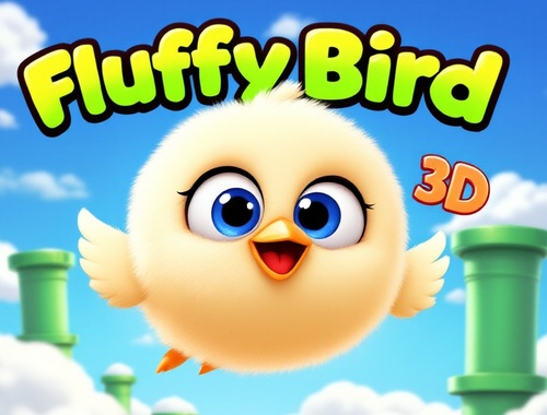 ゲームふわふわした鳥3d オンライン