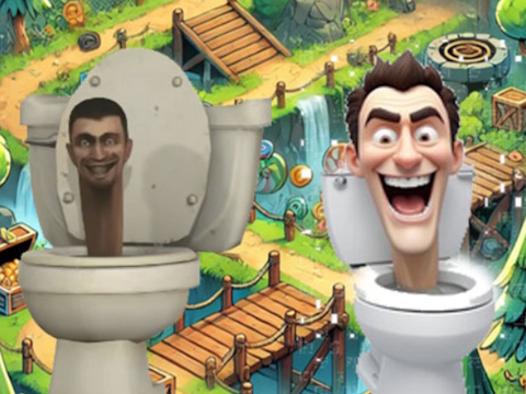 ゲームスキビディトイレは道を渡ります オンライン