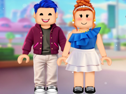 ゲームRobloxカップルのドレスアップ オンライン