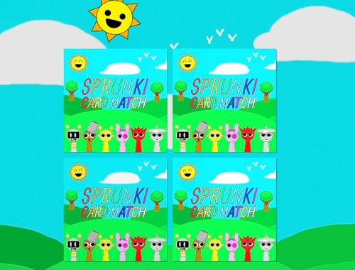 ゲームSprunkiメモリカードの一致 オンライン
