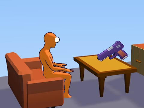 ゲームRagdoll Gun Shooter：Cannon Spinner Playground オンライン