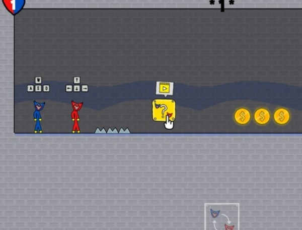 ゲームStickman Huggy Party Duo オンライン