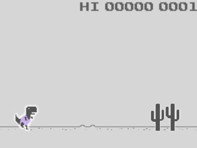 ゲーム恐竜のジャンプ オンライン