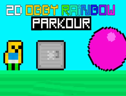 ゲーム2d Obby Rainbow Parkour オンライン