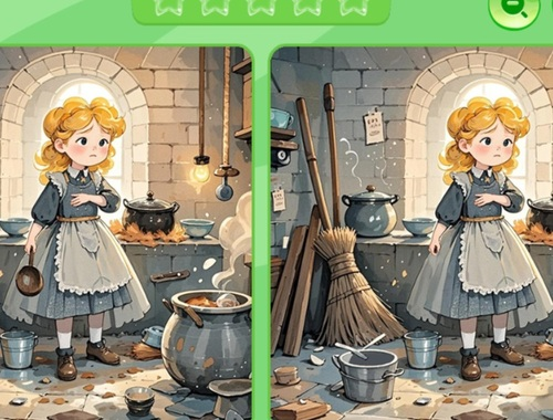 ゲーム違いを見つけてください：シンデレラ オンライン
