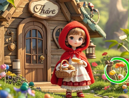 ゲーム違いを見つけてください：グラニーウルフ オンライン