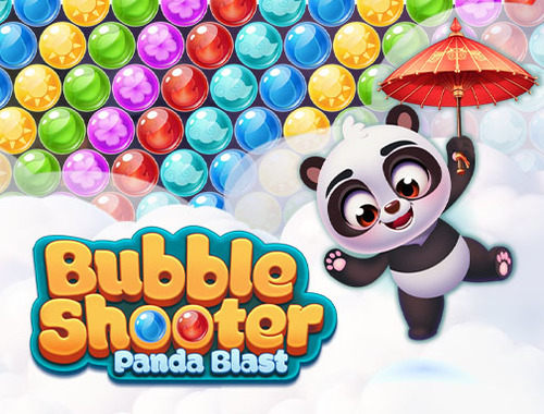 ゲームバブルシューターのパンダブラスト オンライン