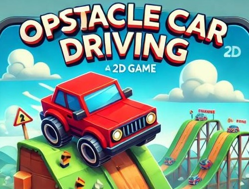ゲーム障害物車の運転 オンライン