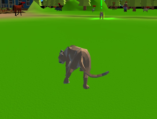 ゲームクーガーシミュレーター - 大きな猫 オンライン