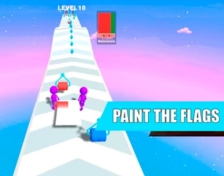 ゲーム旗を描きます オンライン