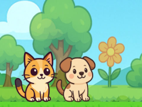 ゲーム犬と猫の甘い オンライン