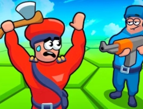 ゲームタイルヘックスワールドレッドvsブルー オンライン