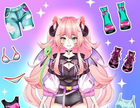 ゲームアニメドレスアップムー オンライン
