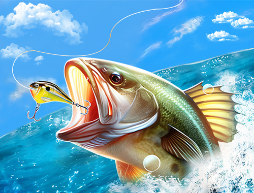 ゲーム釣り男爵の本当の釣り オンライン