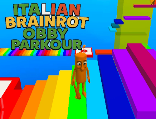ゲームイタリアのBrainrot Obby Parkour オンライン