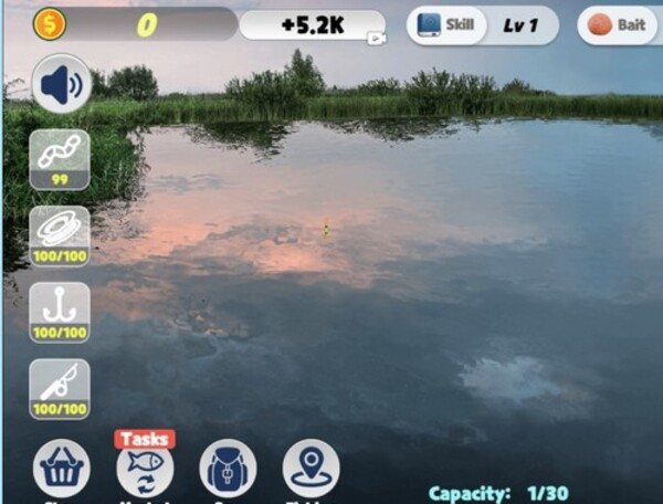 ゲーム釣り男爵の本当の釣り オンライン