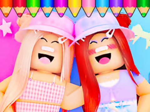 ゲーム塗り絵：Roblox Bestie オンライン