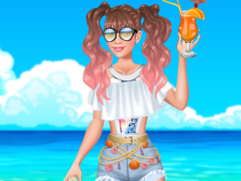 ゲーム夏のビーチガールズ オンライン