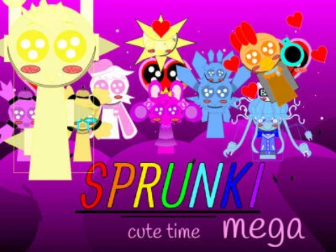 ゲームSprunki Cute Time Mega !!! オンライン