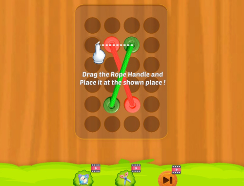 ゲームタングルロープ3Dはパズルを解きます オンライン