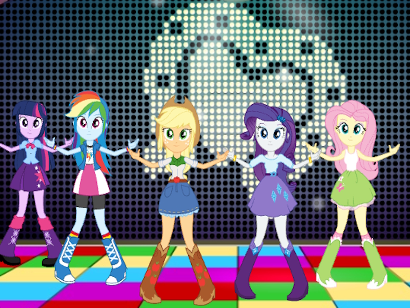 ゲーム私の小さなポニー・エクエストリアの女の子は、正式なダンスオフに落ちますオンライン