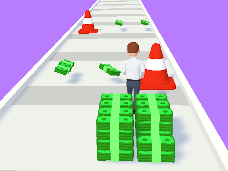 ゲームすべてのお金を集めて金持ちになります：ランナーオンライン