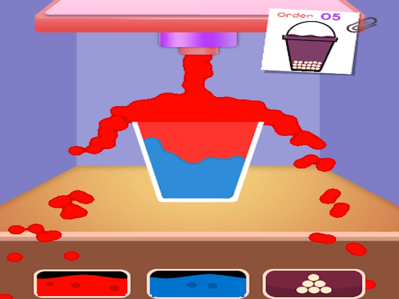 ゲームバブルティーミキシングゲームオンライン