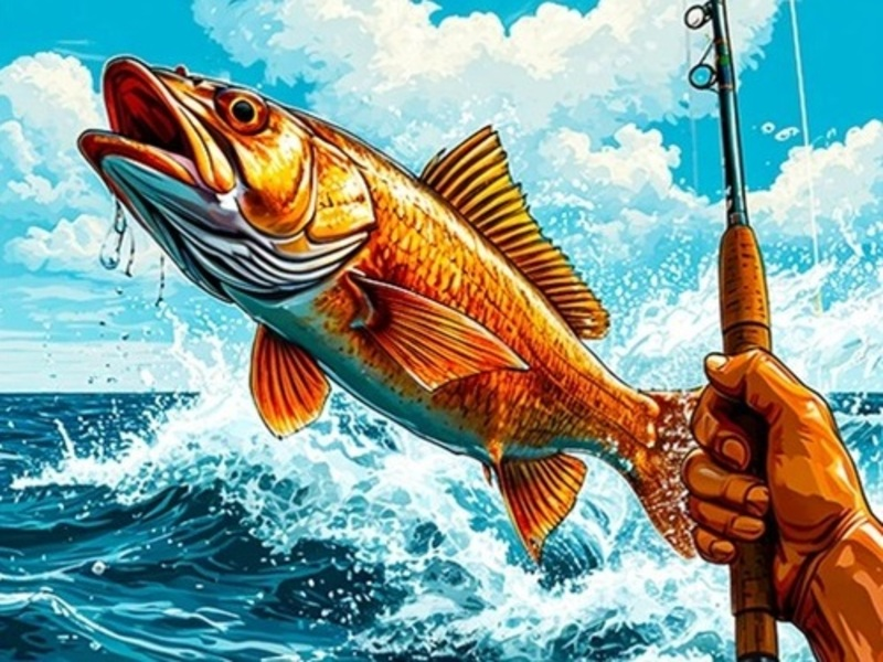 ゲーム海でのロシアの釣りオンライン
