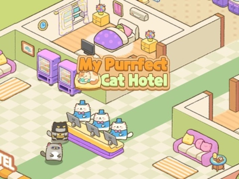 ゲーム私のpurrfect catホテルオンライン