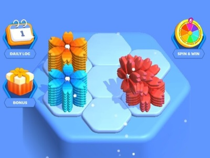 ゲームフラワーヘキサパズルオンライン