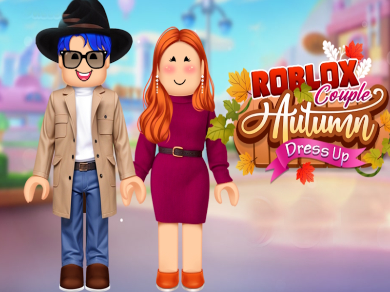 ゲームRobloxカップルの秋のドレスアップオンライン