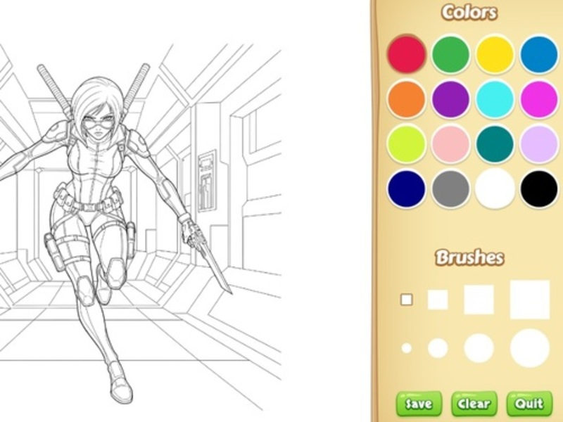 ゲーム子供のための邪悪な塗り絵オンライン