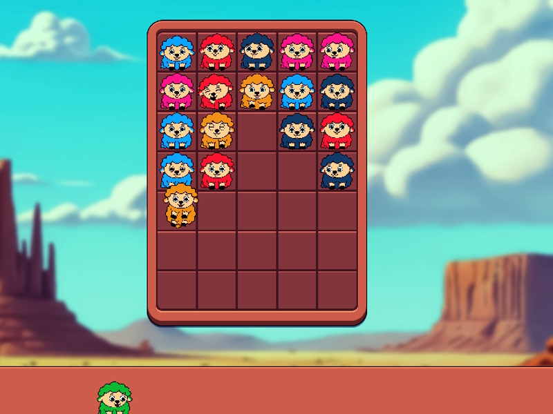 ゲーム動物ブロックオンライン