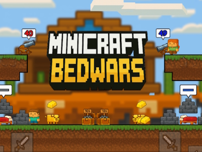 ゲームMinecraft bedwarsオンライン