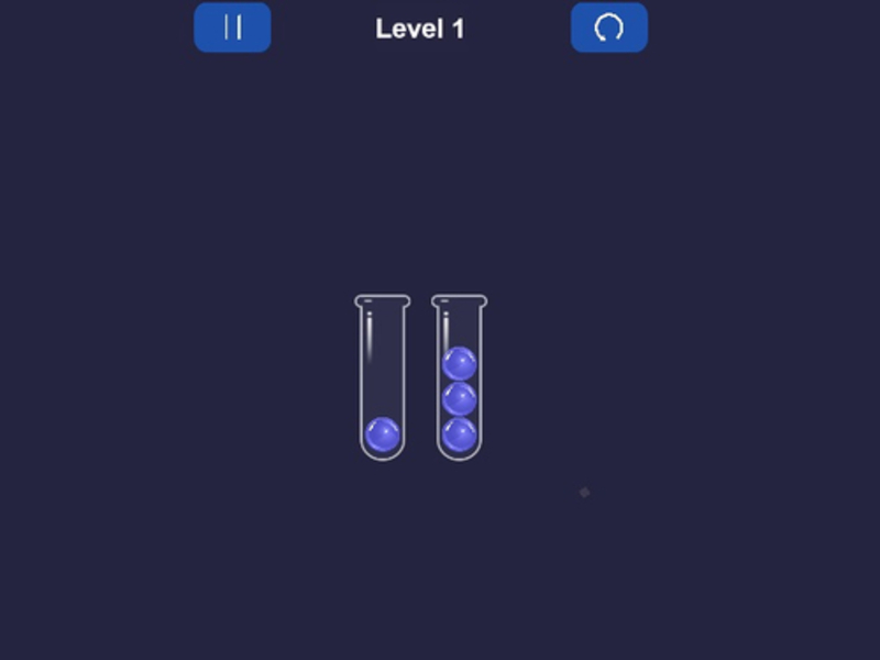ゲームボールソートパズルゲームオンライン