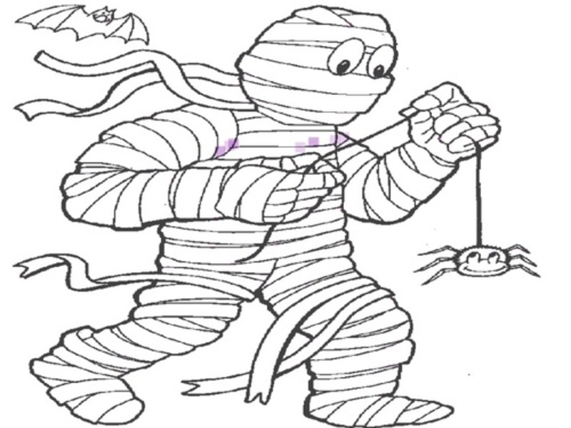 ゲームミイラの塗り絵オンライン