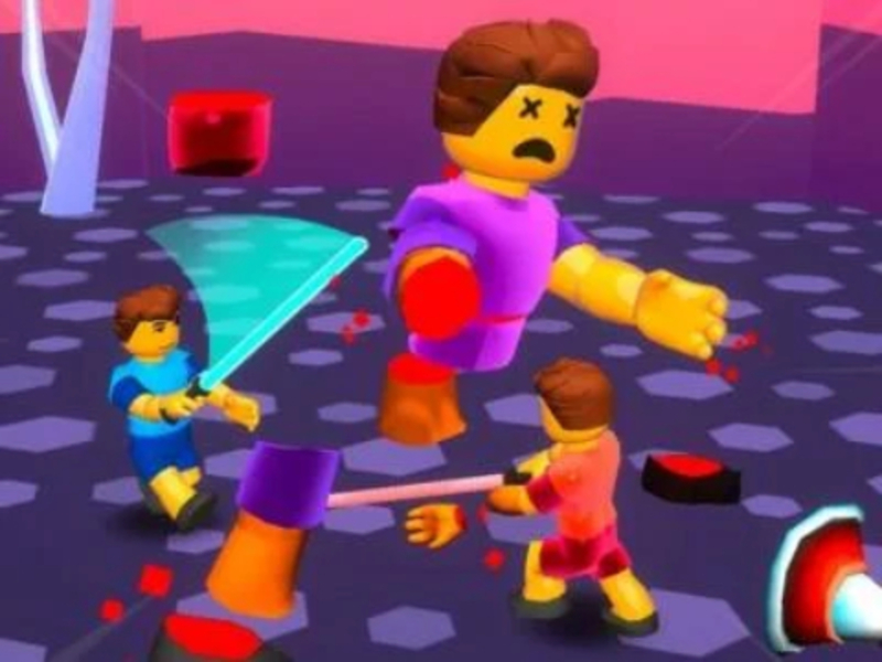 ゲームヒーローブロックアリーナ！ ラグドールの剣の戦いオンライン