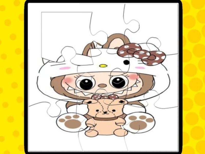 ゲームLabubu Jigsaw Puzzles for Kidsゲームオンライン