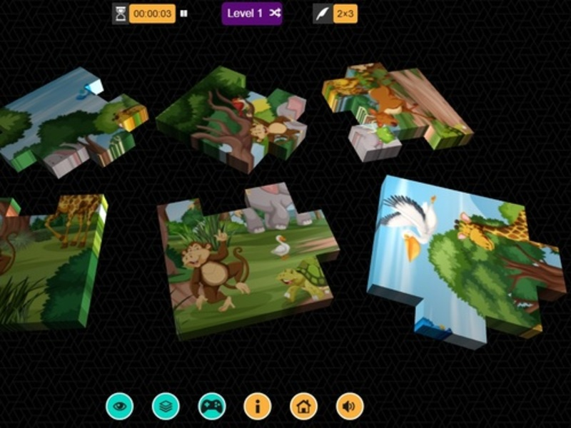 ゲーム3Dジグソーパズルオンライン