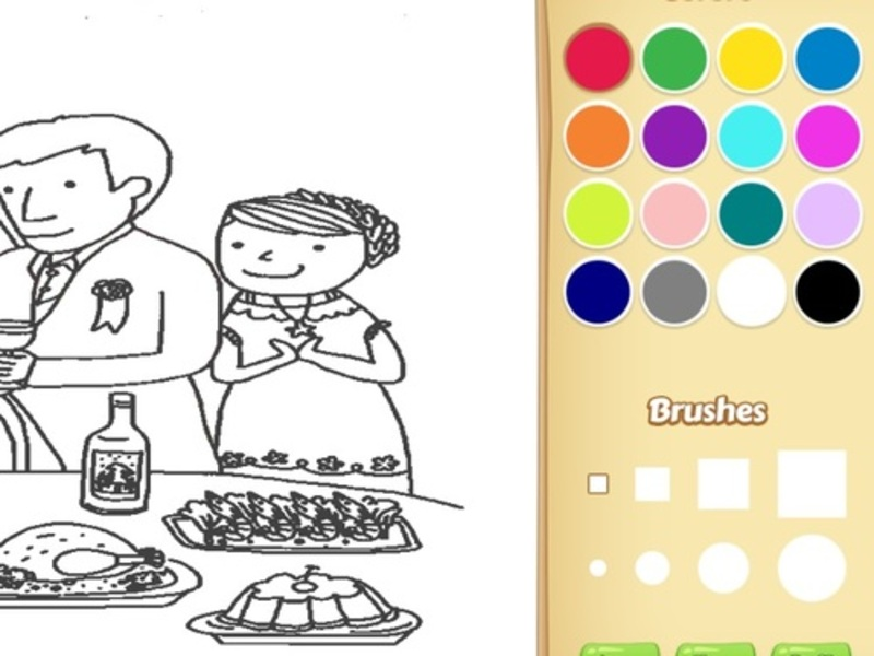 ゲーム子供向けの結婚式の塗り絵オンライン