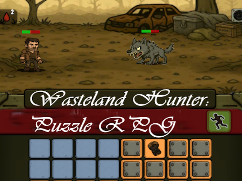 ゲームWasteland Hunter：パズルRPGオンライン